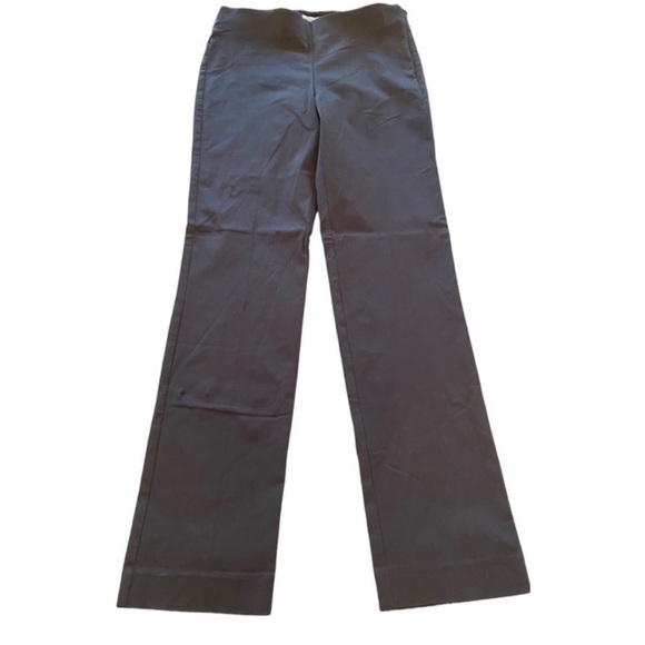 White House Black Market Slim Pant with Side Zip 4 SHORT - Picture 1 of 5